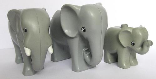 Lego Duplo Olifant Vader/Olifant Moeder/ Olifant Baby, Kinderen en Baby's, Speelgoed | Duplo en Lego, Zo goed als nieuw, Duplo