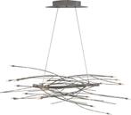 Hanglamp Wood Goossens met 20 lichtpunten., Huis en Inrichting, Lampen | Hanglampen, Design, Gebruikt, Metaal, Ophalen