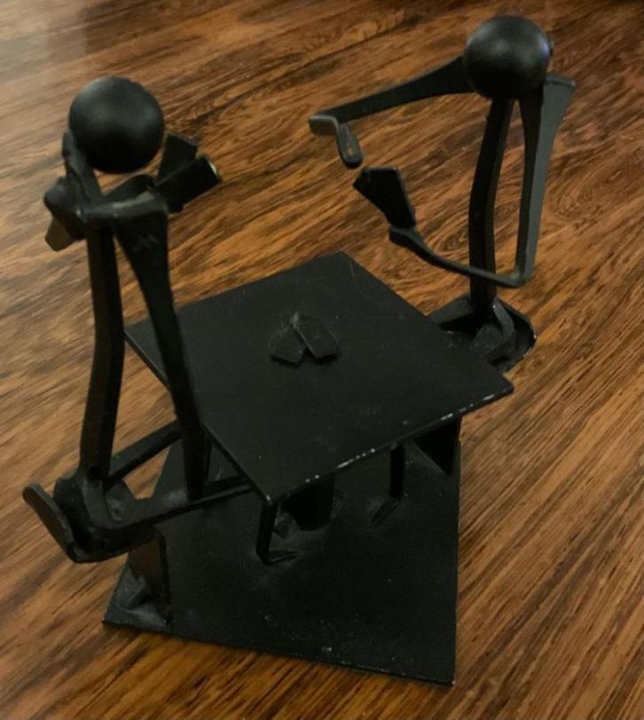 2 Kaartspelers - Luciano Dintino (Londen), Antiek en Kunst, Kunst | Beelden en Houtsnijwerken, Ophalen