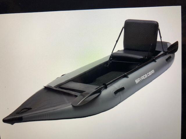 Savage Gear High Rider Kajak Rubberboot 3,30m, Watersport en Boten, Hengelsport | Algemeen, Zo goed als nieuw, Ophalen