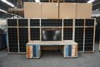 Vakkenkast vakkenwand met bureau | Sloophout, Huis en Inrichting, Ophalen of Verzenden, Gebruikt, Bureau