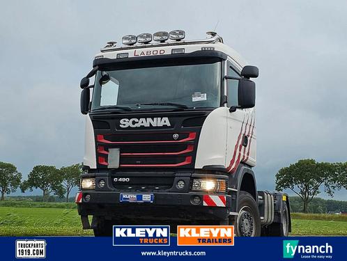 SCANIA G490 4x4 pto hydr. ret., Auto's, Vrachtwagens, Bedrijf, Te koop, 4x4, ABS, Airconditioning, Centrale vergrendeling, Cruise Control