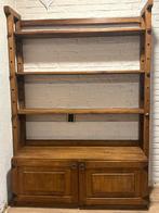 Mooie houten kaaskast met deuren en planken, Ophalen, Gebruikt, 100 tot 150 cm, Eikenhout