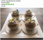 Div decoratie nep cup cake in kop en schotel, Ophalen, Nieuw