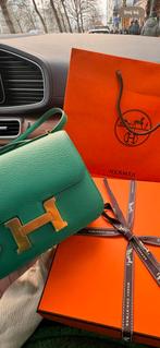 Hermes Constance 18 Verte Green GHW Nieuw, Ophalen, Nieuw, Groen, Handtas