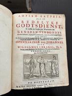 Wilhelmus á Brakel te Rotterdam 1716 / 1736, Antiek en Kunst, Antiek | Boeken en Bijbels, Ophalen of Verzenden