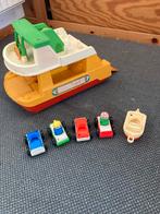 Vintage Fisher Price Veerboot met Auto's & Poppetjes, Kinderen en Baby's, Ophalen of Verzenden, Gebruikt, Jongen of Meisje