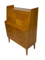 Vintage Secretaire Kastje Zweedse Jaren 60 Werkplek