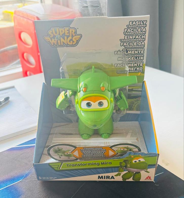 Super Wings Mira Transformeerbare Robot, Kinderen en Baby's, Speelgoed | Actiefiguren, Nieuw, Ophalen of Verzenden