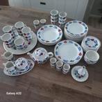 77-delig boerenbont servies (Boch Belgium), Ophalen