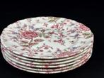 Johnson Bros, Rose Chintz ontbijtborden, Ophalen of Verzenden, Zo goed als nieuw, Overige stijlen, Bord(en)