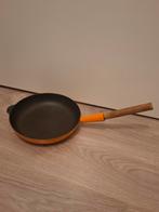 Le creuset / cousances gietijzeren geëmailleerde koekepan, Huis en Inrichting, Keuken | Potten en Pannen, Ophalen of Verzenden