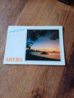 Ansichtkaart Aruba Sunset at the beach gelopen 1995, Verzamelen, Ophalen of Verzenden, 1980 tot heden, Buiten Europa