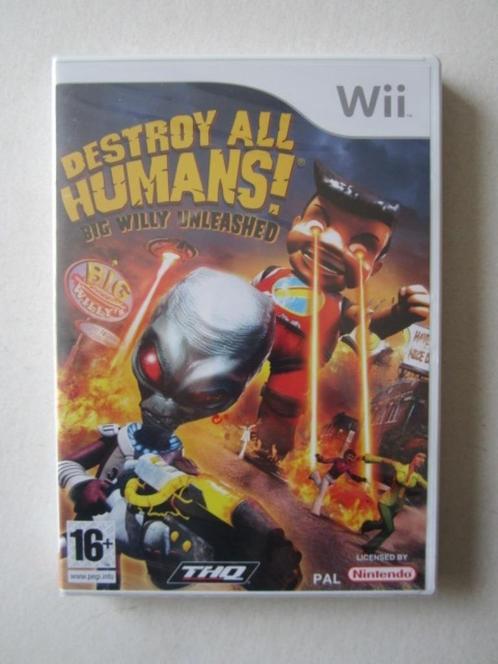 Destroy all humans Nintendo Wii, Spelcomputers en Games, Games | Nintendo Wii, Nieuw, Avontuur en Actie, 1 speler, Vanaf 3 jaar
