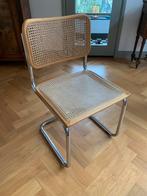 Buisstoel rotang webbing, Ophalen of Verzenden, Zo goed als nieuw, Bruin, Eén