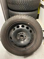 Te koop Winterbanden op stalen velg - 205/55 R16 91H, Auto-onderdelen, Ophalen, 16 inch, Banden en Velgen, 205 mm