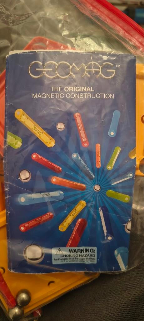 Geomag Magnetisch Constructiespeelgoed met Boekje, Kinderen en Baby's, Speelgoed | Bouwstenen, Ophalen of Verzenden, Gebruikt