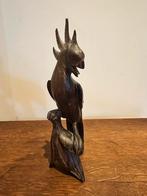 Indonesisch Kaketoe Beeldje Handgesneden, Ophalen of Verzenden