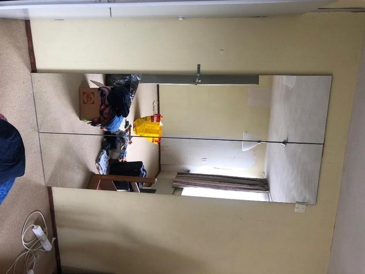 Lange spiegels, Huis en Inrichting, Woonaccessoires | Spiegels, Gebruikt, Minder dan 50 cm, Minder dan 100 cm, Rechthoekig, Ophalen