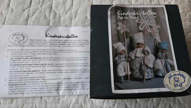 Kinderkristallen Pop en Plank DIY Pakket, Hobby en Vrije tijd, Vilt, Zo goed als nieuw, Ophalen of Verzenden