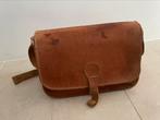 Vintage leren schooltas, Sieraden, Tassen en Uiterlijk, Tassen | Schooltassen, Ophalen, Minder dan 30 cm, Bruin, Aktetas of Boekentas