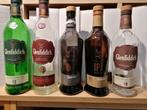 GLENFIDDICH 5 LEGE flessen en kokers - LOT 1, Ophalen of Verzenden, Gebruikt, Verpakking