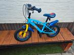 Spidey Kinderfiets - Jongens - 12 inch - Blauw, Ophalen, Gebruikt, Minder dan 16 inch