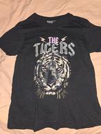 Zwart shirt met tijger print lila accenten maat m scapino, Kleding | Dames, Zwart, Korte mouw, Ophalen, Maat 38/40 (M)