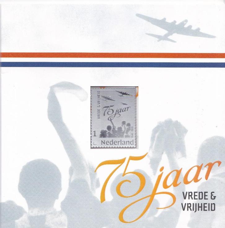 Zilveren zegel – 9 juni 2020 – 75 jaar Vrede & Vrijheid, Postzegels en Munten, Postzegels | Nederland, Postfris, Na 1940, Verzenden