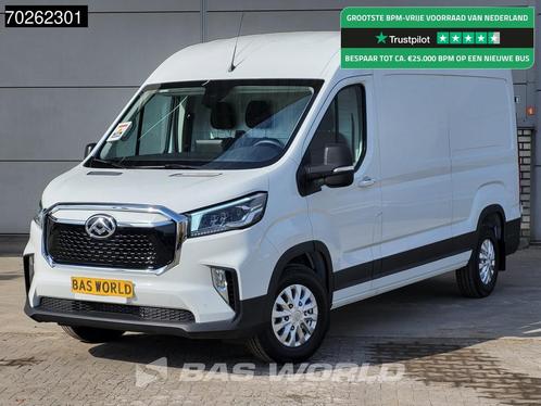 Maxus eDeliver 9 204PK Elektrisch L3H2 89KWH Snelladen 296 k, Auto's, Bestelauto's, Bedrijf, Te koop, Achteruitrijcamera, Airconditioning
