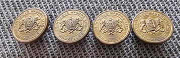 4 oude uniform knopen. Orient Express. beschikbaar voor biedingen