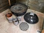 Weber kettle BBQ 57 cm, Tuin en Terras, Houtskoolbarbecues, Ophalen, Gebruikt, Weber