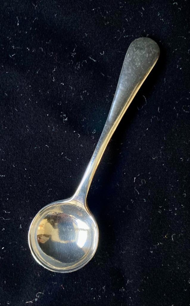 Zilveren mosterdlepeltje - Birmingham (1927), Antiek en Kunst, Antiek | Goud en Zilver, Zilver, Ophalen of Verzenden