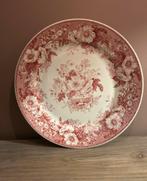 Prachtig oud roze bord met  bloemen Balmoral, Ophalen of Verzenden
