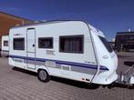 Hobby De luxe Easy 450 UF bouwjaar 2004 met voortent, Caravans en Kamperen, Caravans, Rondzit, Bedrijf, 750 - 1000 kg, Overige typen
