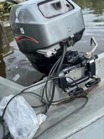 Buitenboordmotor 15pk langstaart mariner voor stuur, Watersport en Boten, 10 tot 30 pk, Gebruikt, Ophalen of Verzenden, Elektrische start