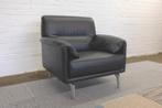 Bora Balanza fauteuil | Zwart leer | Nieuwstaat, Huis en Inrichting, Fauteuils, Modern design, Leolux, Info@andriesign.nl, Ophalen of Verzenden