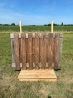 KOOPJE 3x tuinscherm 180x130cm 17 planks Mp25049, Ophalen, Hout, Minder dan 3 meter, 1 tot 2 meter