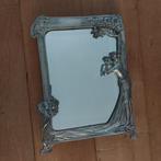 Edeltin Art Nouveau staande tafel spiegel Mayflower, Antiek en Kunst, Antiek | Spiegels, Ophalen of Verzenden