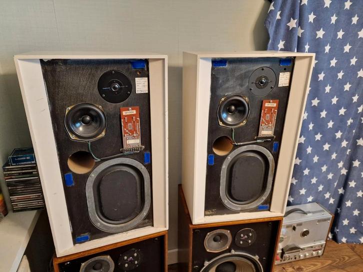 Kef Concerto Speakers - Vintage Hifi, Audio, Tv en Foto, Luidsprekers, Gebruikt, Front, Rear of Stereo speakers, 60 tot 120 watt