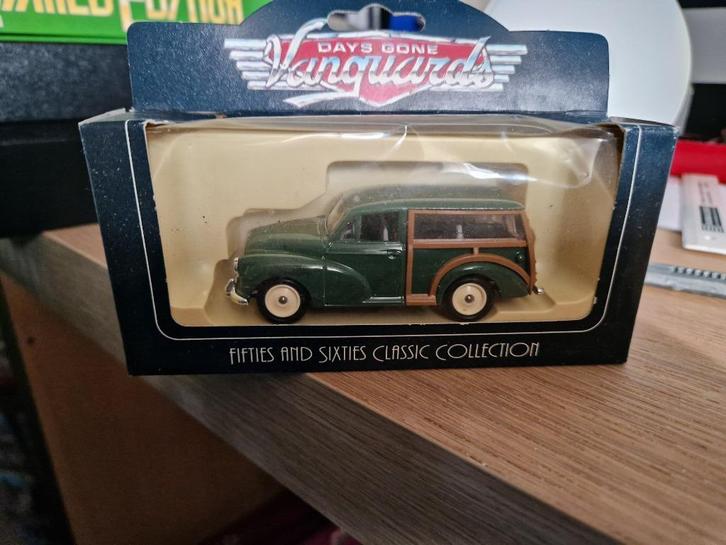 Vanguards. Morris Minor Traveller GREEN, Hobby en Vrije tijd, Modelauto's | 1:43, Zo goed als nieuw, Auto, Vanguards, Ophalen of Verzenden