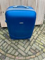 Blauwe koffer, goede staat, Ophalen, Zo goed als nieuw, Hard kunststof, Wieltjes