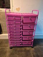 Roze Opberg Trolley, Ophalen of Verzenden, Gebruikt, Modern