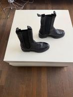 MANFIELD zwarte leren Chelsea boots mt 40 NIEUWSTAAT, Zwart, Lage of Enkellaarzen, Ophalen of Verzenden, Zo goed als nieuw
