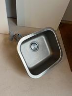 IKEA Järstorp aanrechtblad + Fyndig wasbak, Huis en Inrichting, Keuken | Keukenelementen, Ophalen, Wit, Zo goed als nieuw, 200 cm of meer