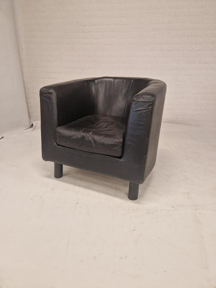 Jan des Bouvrie Gelderlander Model 5110 Fauteuil, Huis en Inrichting, Fauteuils, Gebruikt, Leer, 75 tot 100 cm, Ophalen
