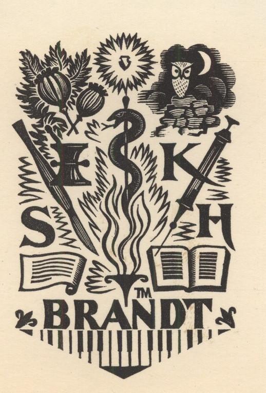 0355 Ex Libris Nederland : Thijs Mauve, 1951, Verzenden