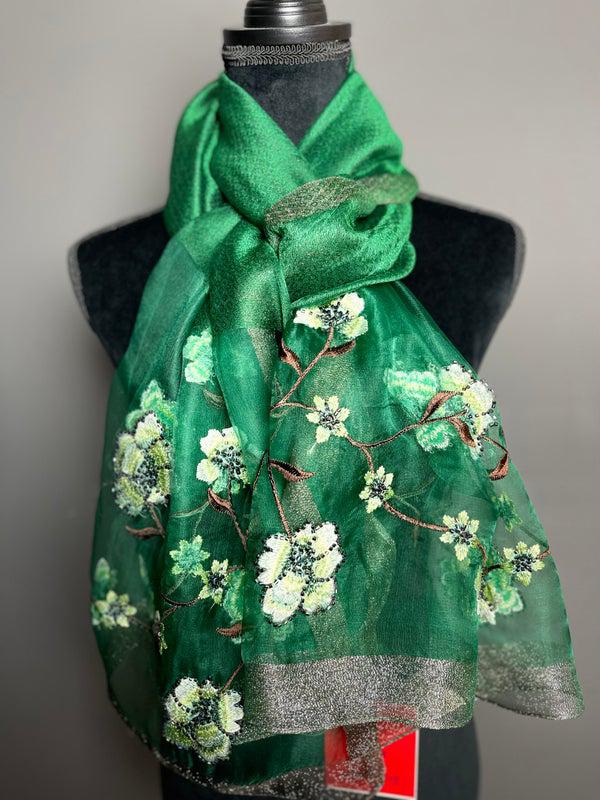 Zijden met wollen sjaal, Kleding | Dames, Mutsen, Sjaals en Handschoenen, Ophalen of Verzenden, Nieuw, Sjaal