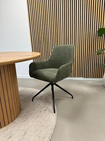6x Kick draaistoel Miko groen beschikbaar voor biedingen