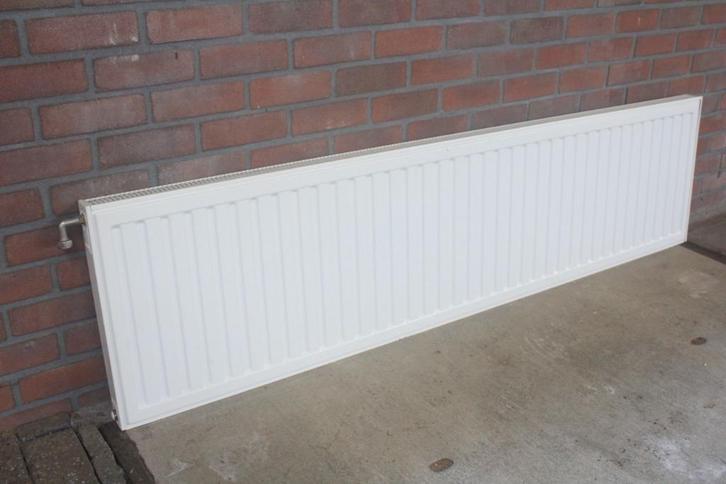 Horizontale paneelradiator H50 x L195 x D6 cm wit - type 11, Doe-het-zelf en Verbouw, Verwarming en Radiatoren, Zo goed als nieuw